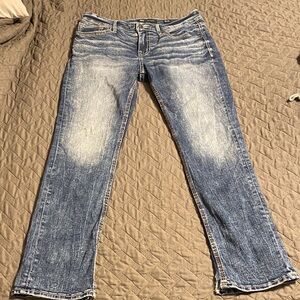 BKE Straight Fit Blue Jeans